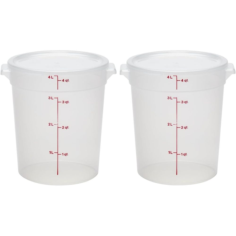 Food Storage 4 Quart - Contenants de stockage alimentaire sans BPA