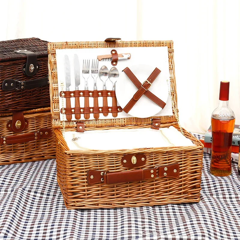 Food Storage Boxes With Lids - Panier de pique-nique familial, panier de