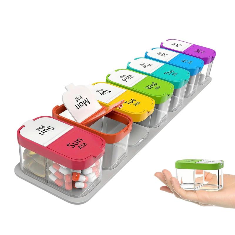 Food Storage Containers Xl - Grand organisateur de pilules de 7
