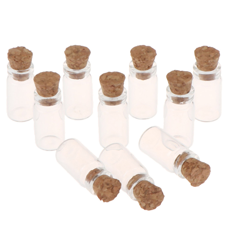 Food Storage With Lids - 10 pièces de miniatures de bocaux