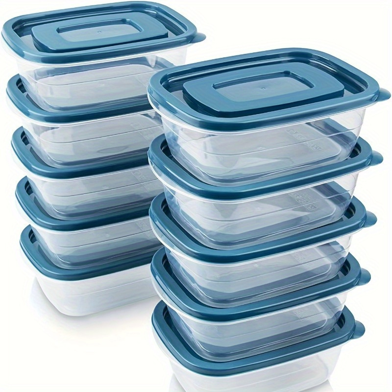 Food Storage Boxes With Lids - Ensemble de 6 contenants de stockage