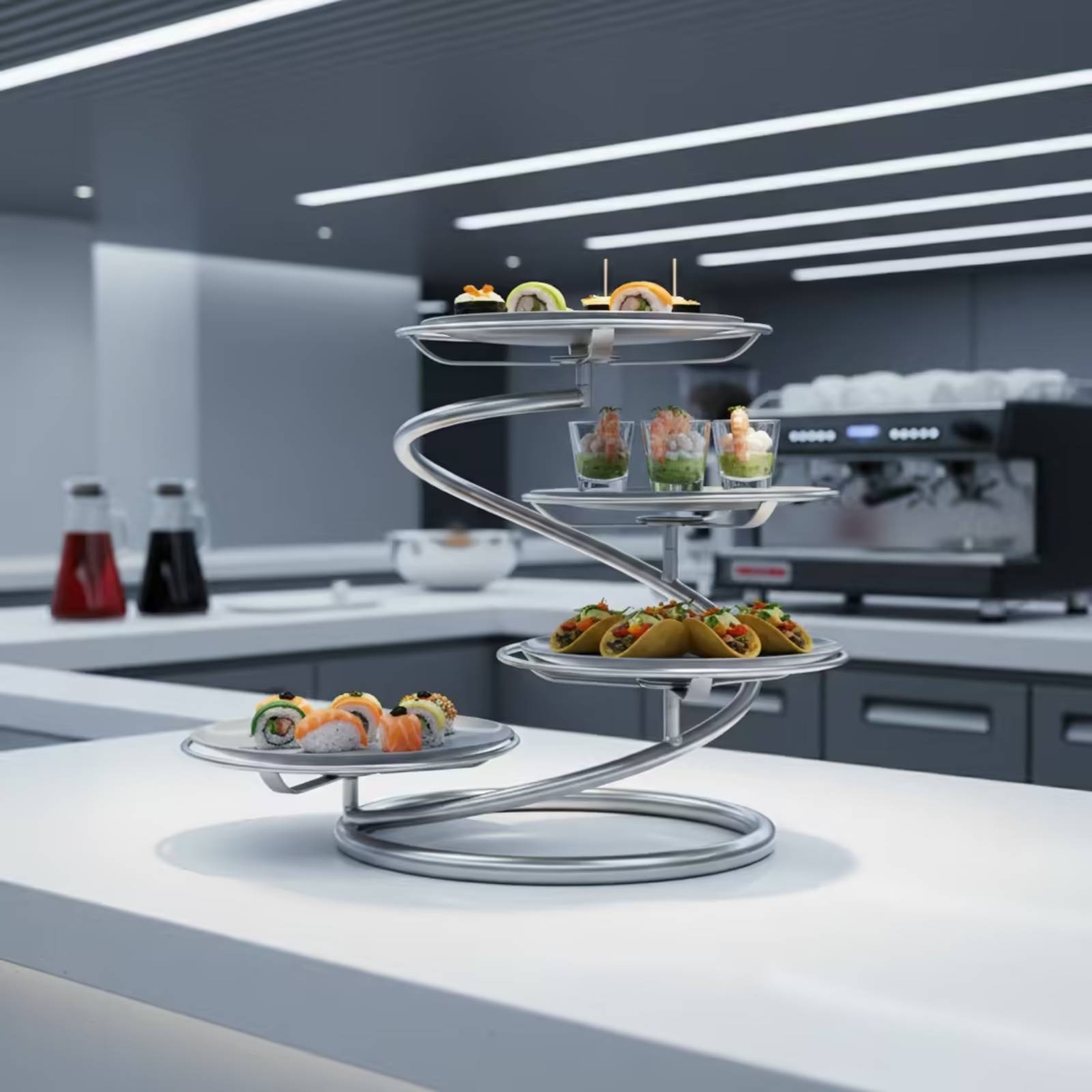 Food Storage Rack - Support de service à plusieurs niveaux