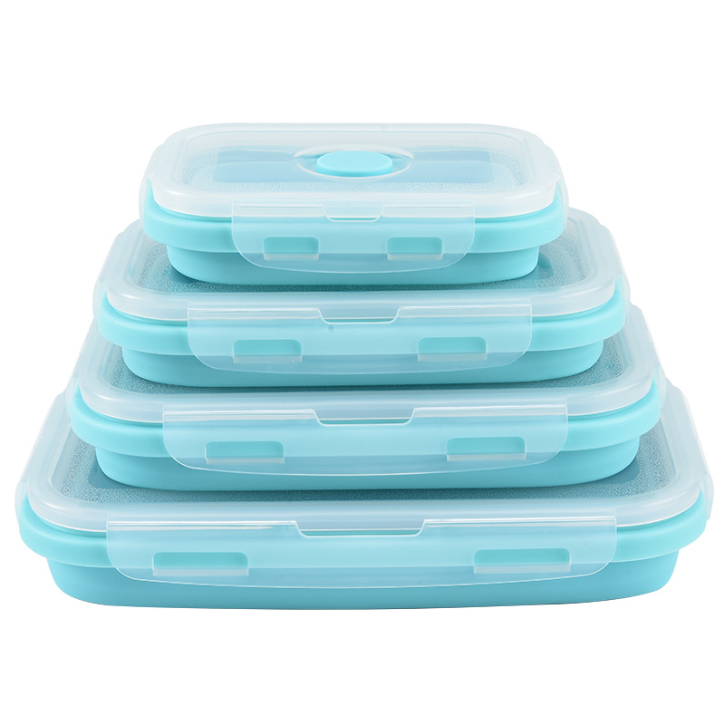 Food Storage Silicone - Boîte de conservation alimentaire pliable en