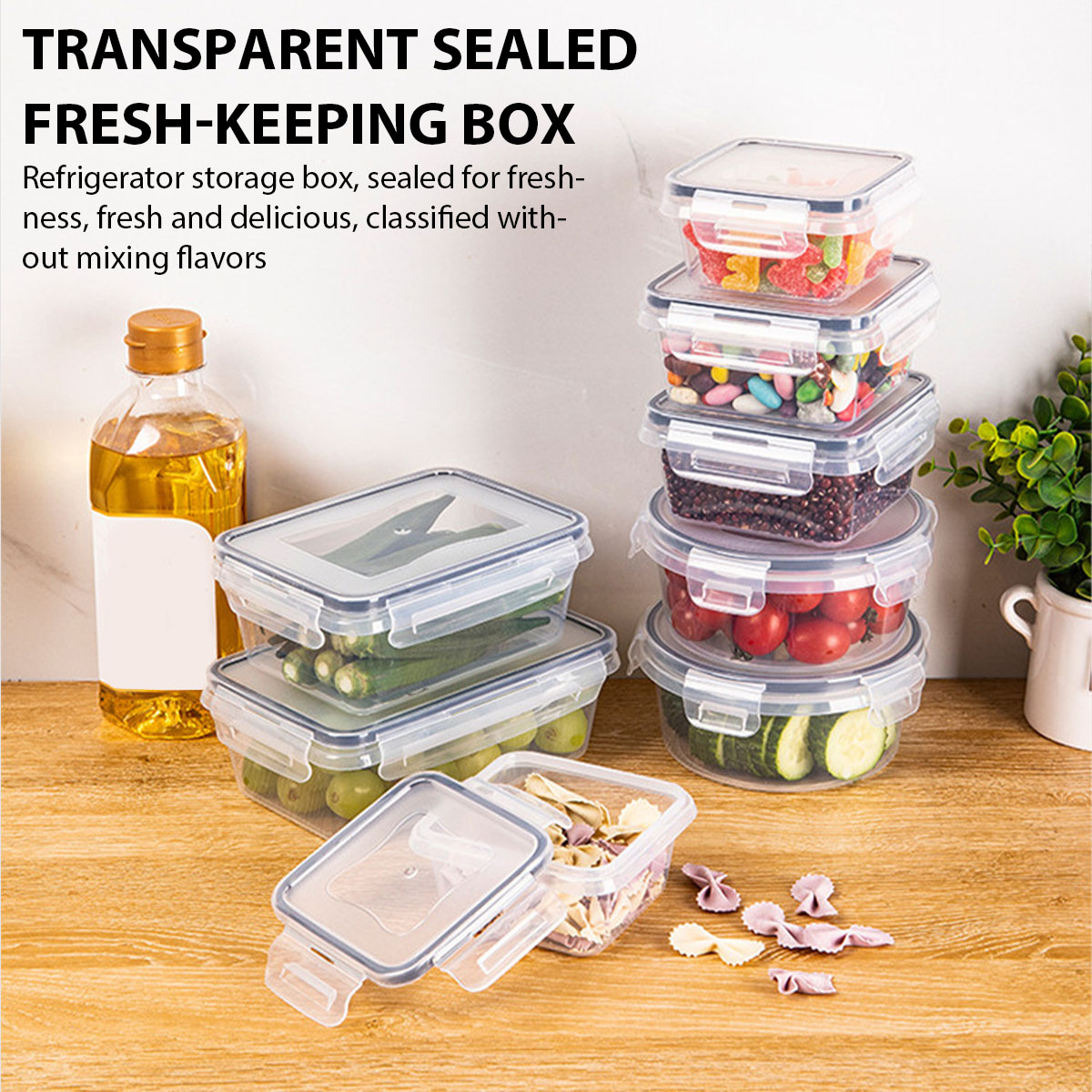 Food Storage Containers Set - 24 pièces/ensemble boîte de stockage des