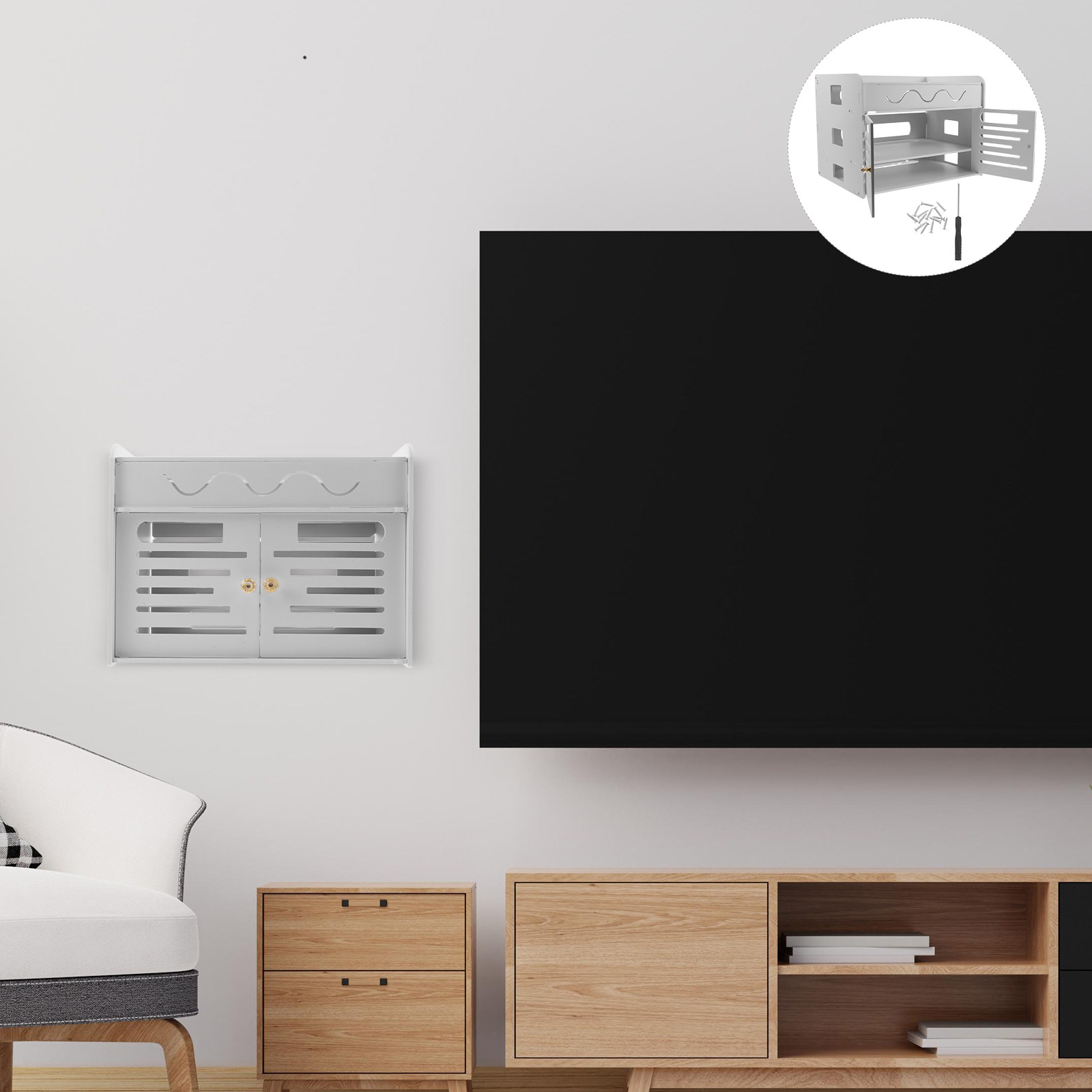 Food Storage Rack - Boîte de rangement pour routeur WiFi