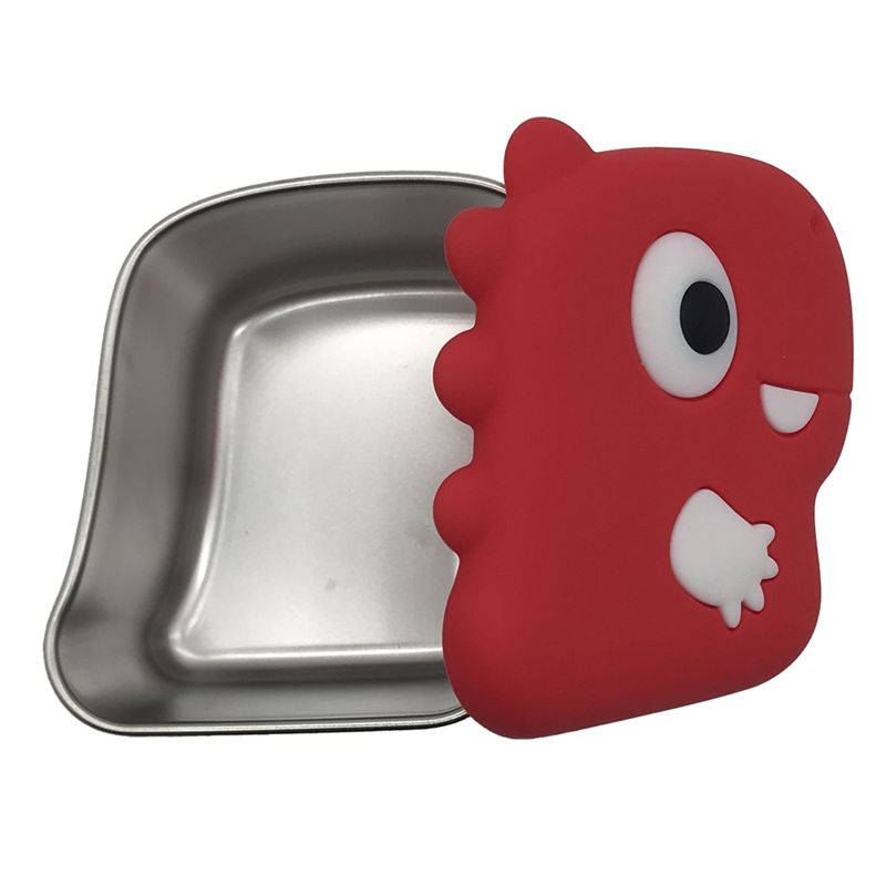 Food Storage Silicone - AA94-304 Boîte à goûter dinosaure en