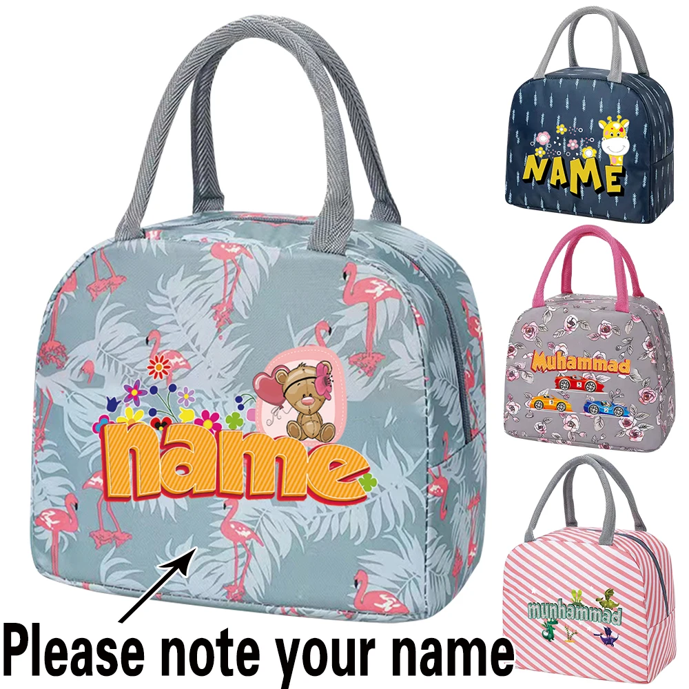 Food Storage Name - Sac à déjeuner avec nom personnalisé
