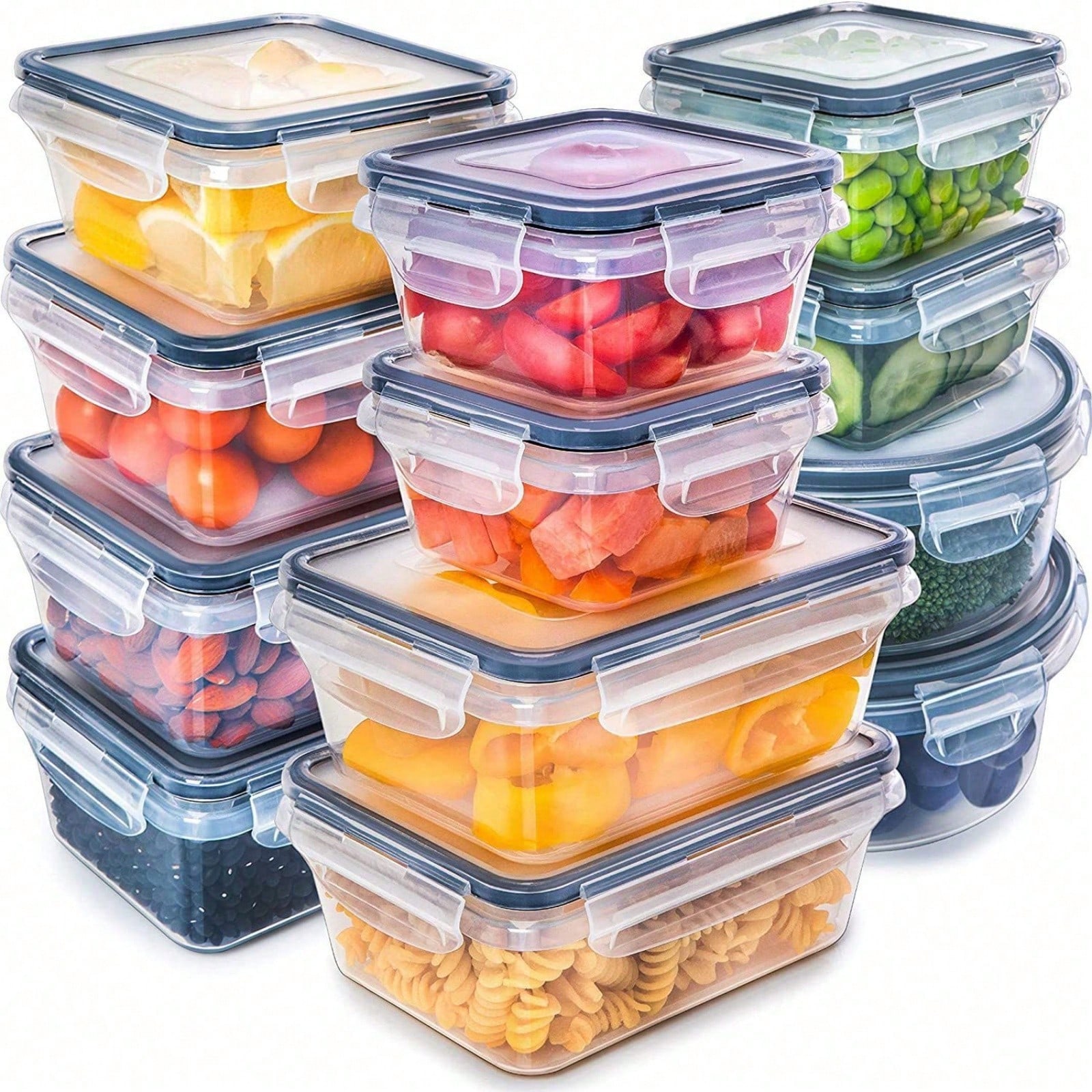 Food Storage Lunch Box - 12 boîtes de conservation des aliments