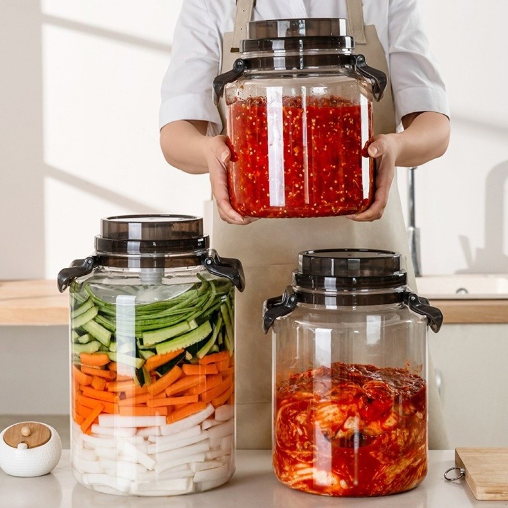 Food Storage Containers Xl - Bocaux à cornichons grande capacité avec