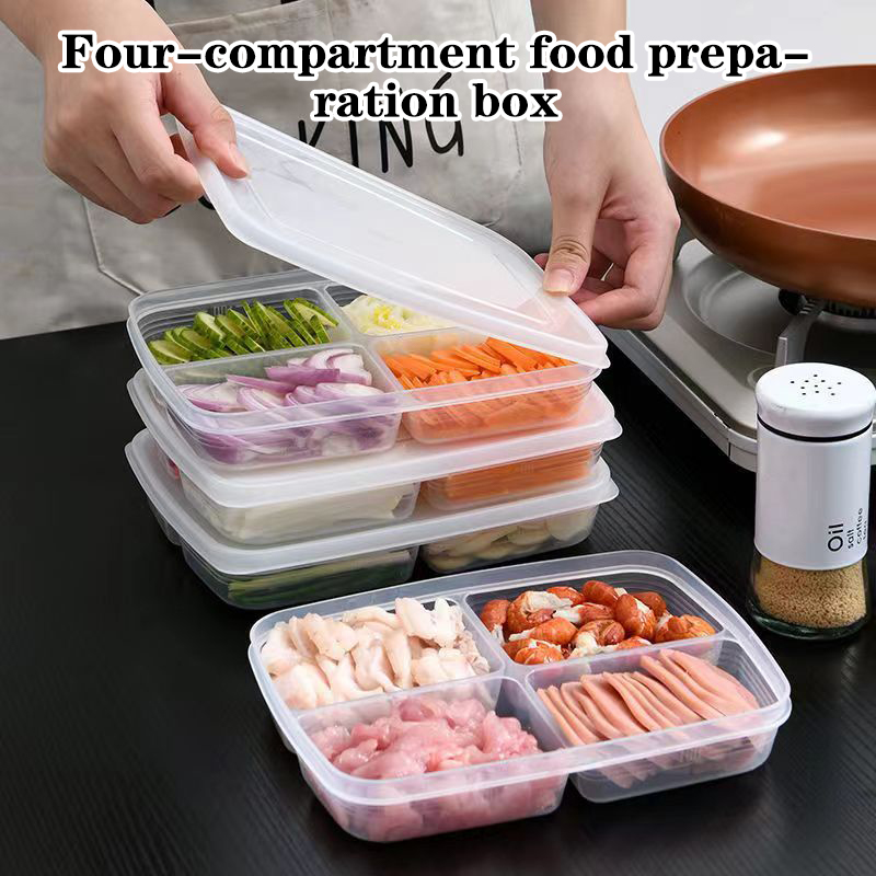 Food Storage With Compartments - Nouvelle boîte de rangement en plastique