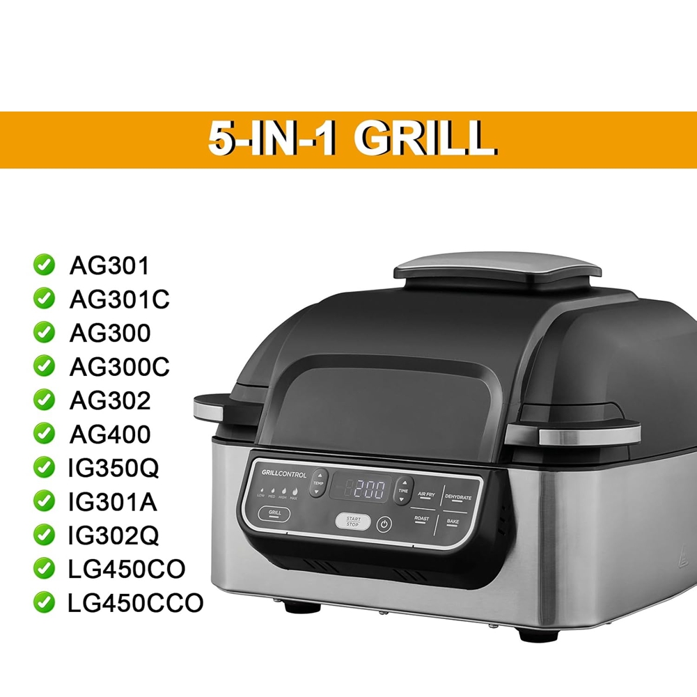 Ninja Air Fryer Af300 - M02K-Plaque anti-éclaboussures et grille en acier