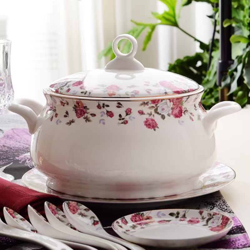 Food Storage In Plants - 9 pouces, étalon en porcelaine d'os