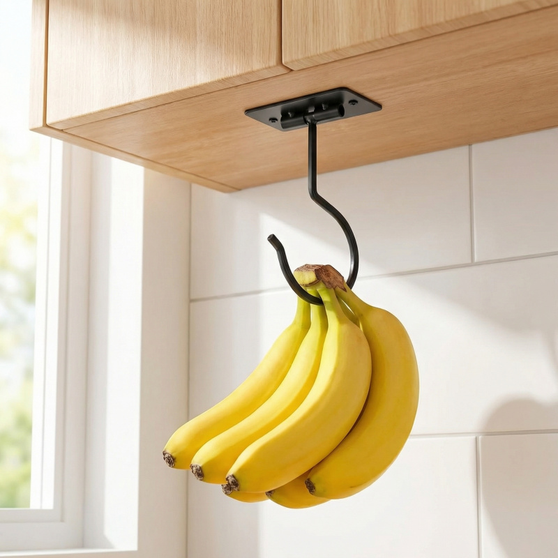 Food Storage Kitchen - Support de rangement pliable auto-adhésif en