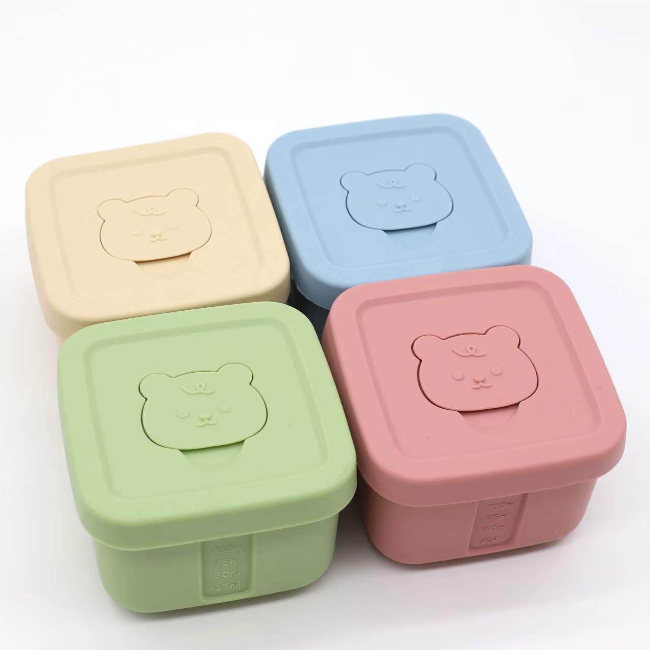 Food Storage Silicone - Boîte de complément alimentaire en Silicone,