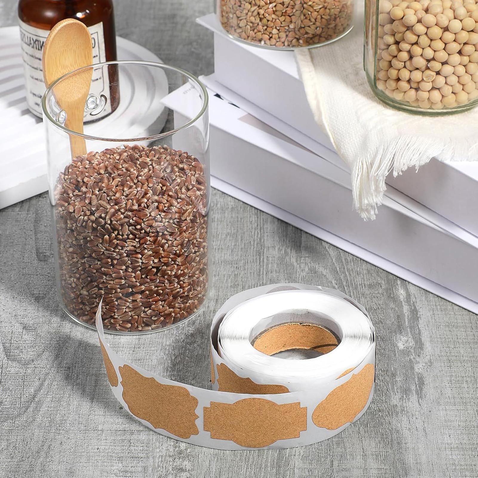 Étiquettes artisanales 300 piè - Food Storage Name avis et prix