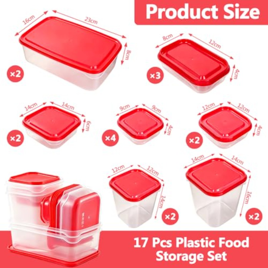 Ensemble de 17 contenants alim - Food Storage With Lids avis et prix