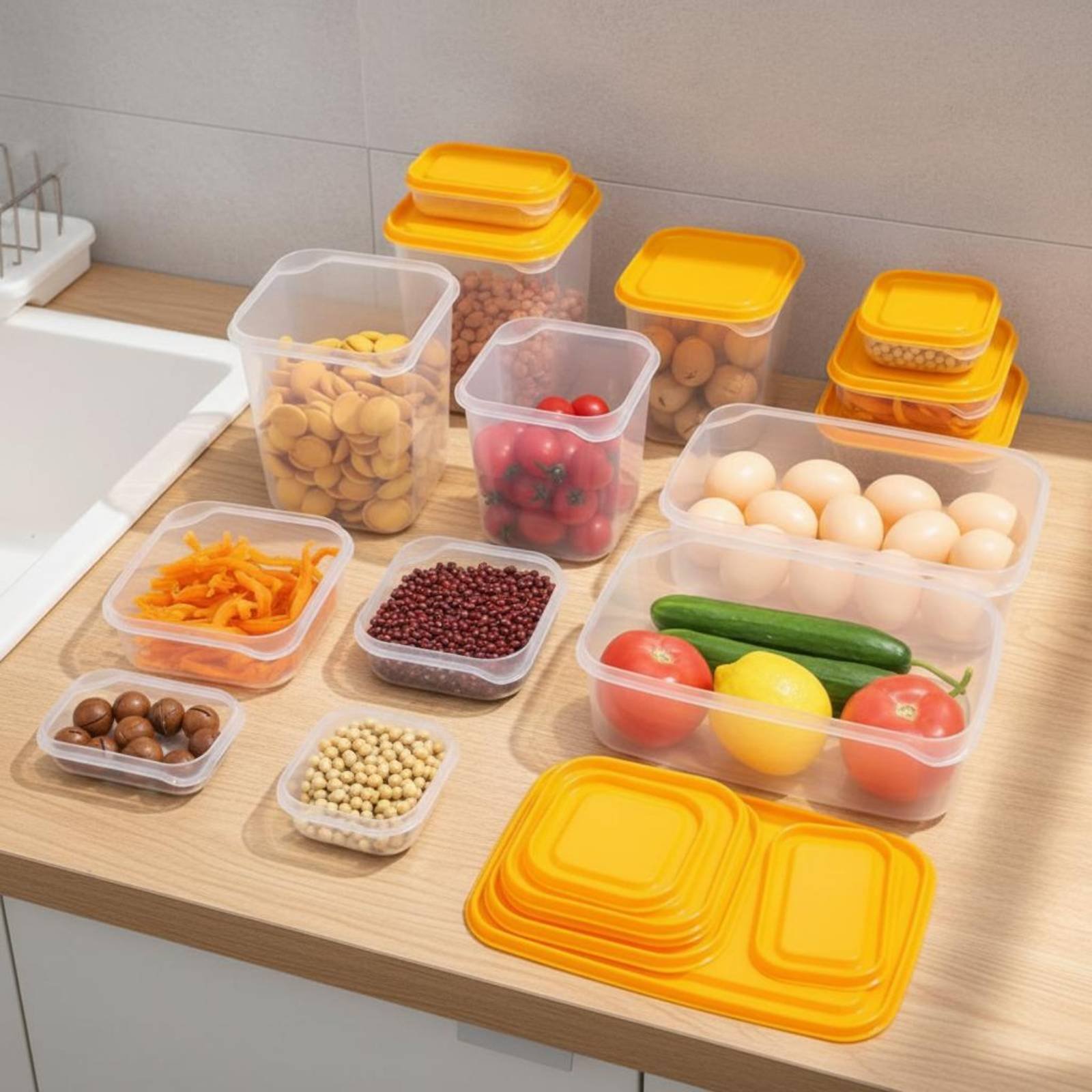 Ensemble de 17 boîtes de range - Food Storage Boxes With Lids avis et prix