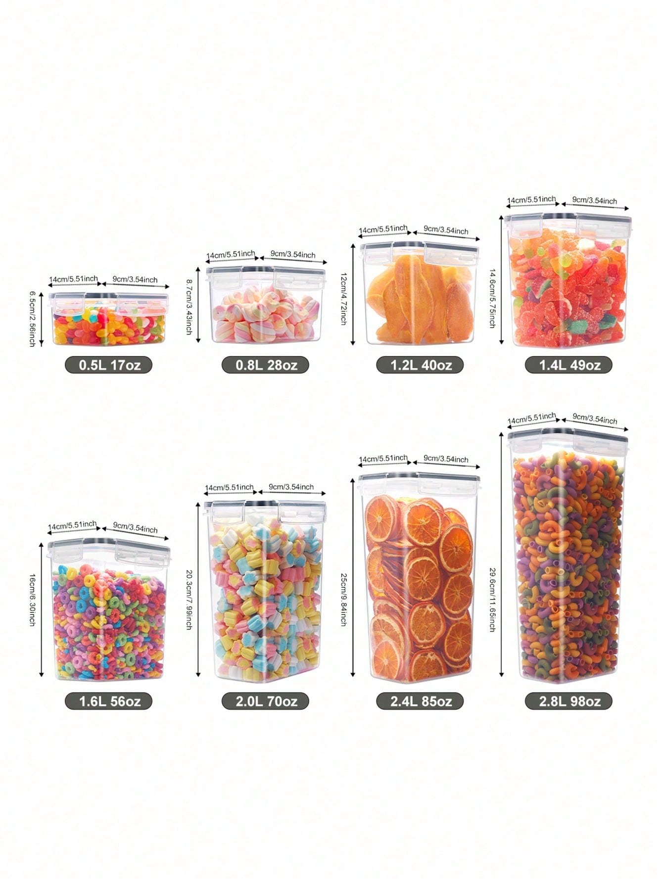 48 contenants hermétiques pour - Food Storage With Lock avis et prix