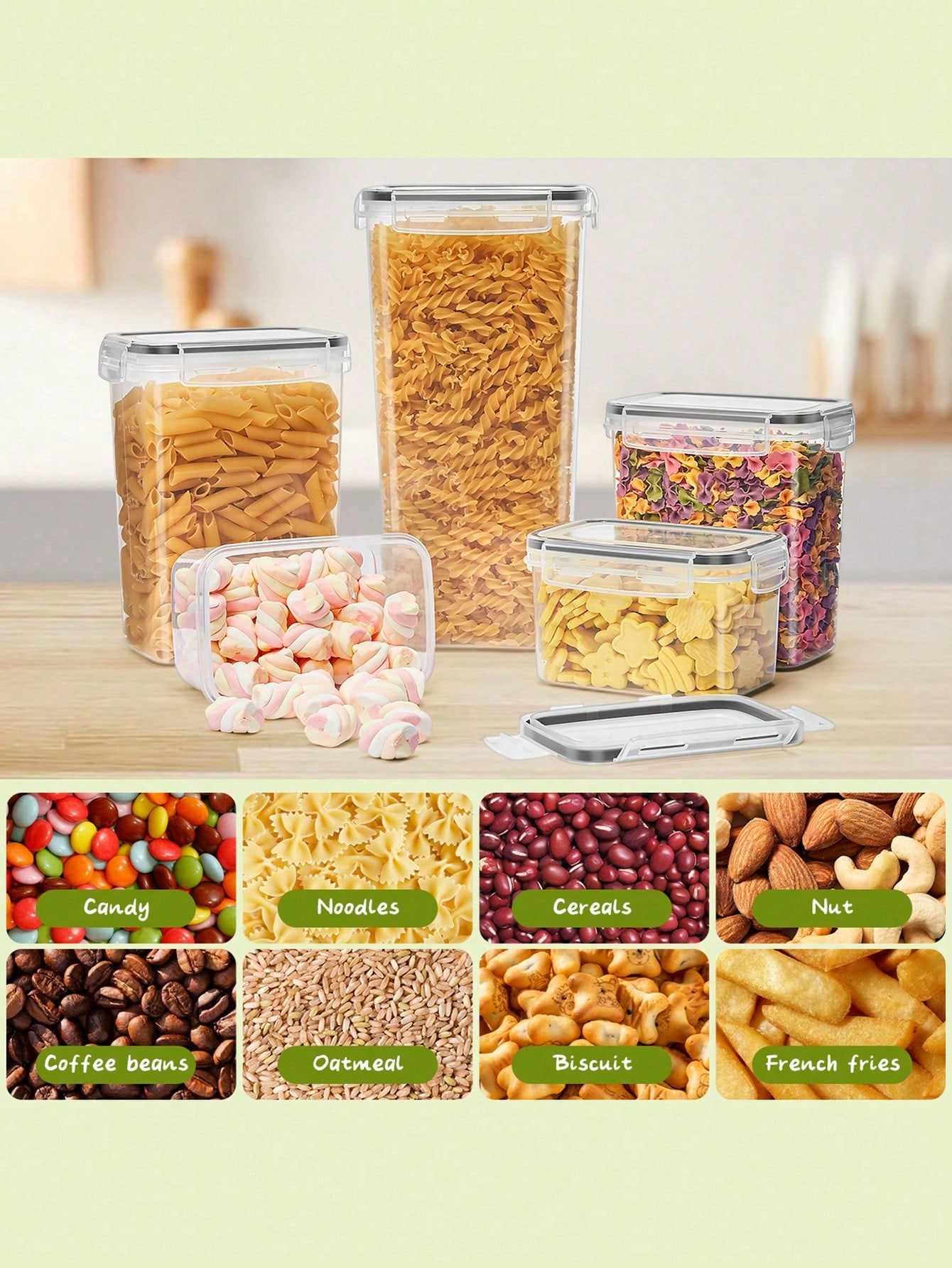 48 contenants hermétiques pour - Food Storage With Lock avis et prix