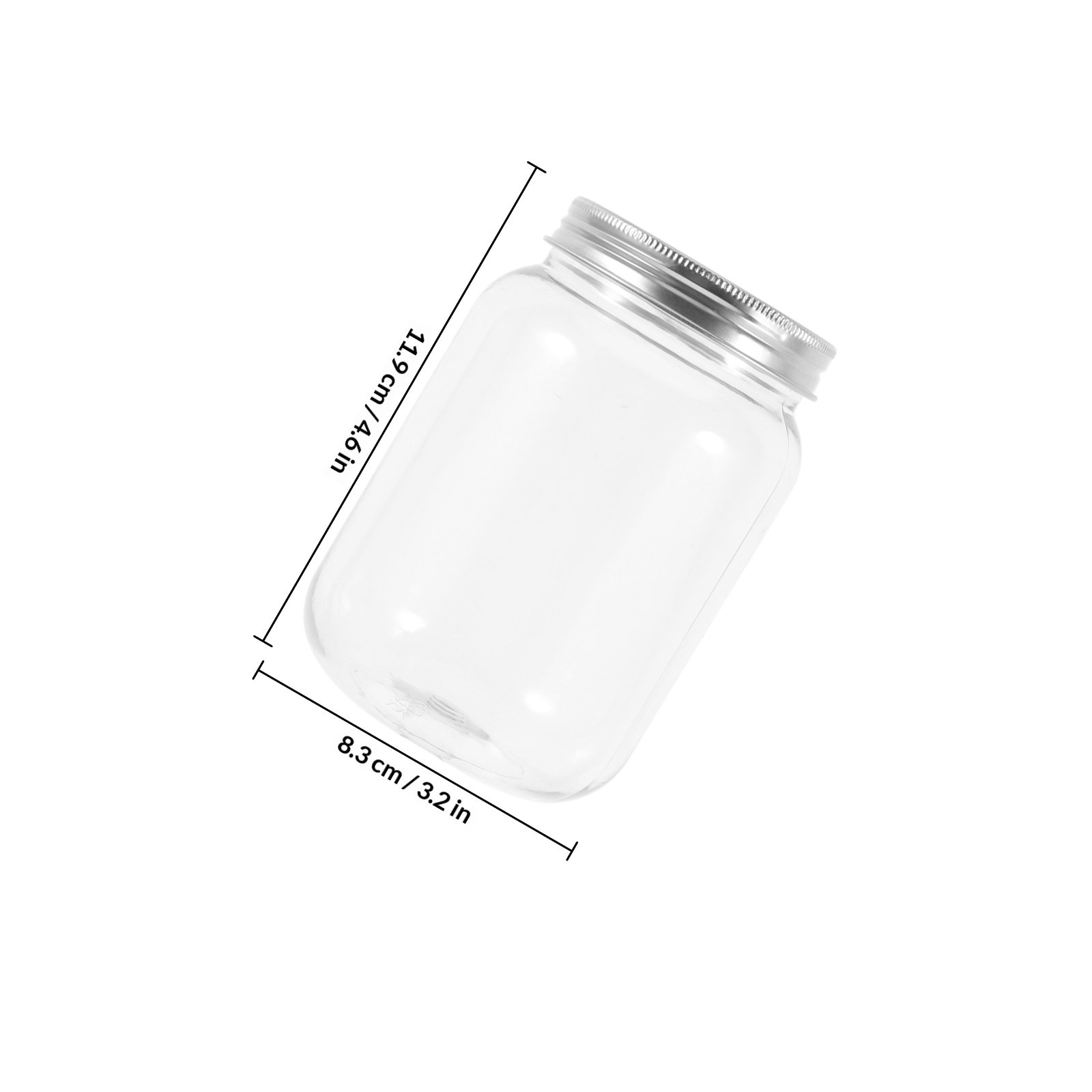4 pots en plastique transparen - Food Storage Kitchen avis et prix