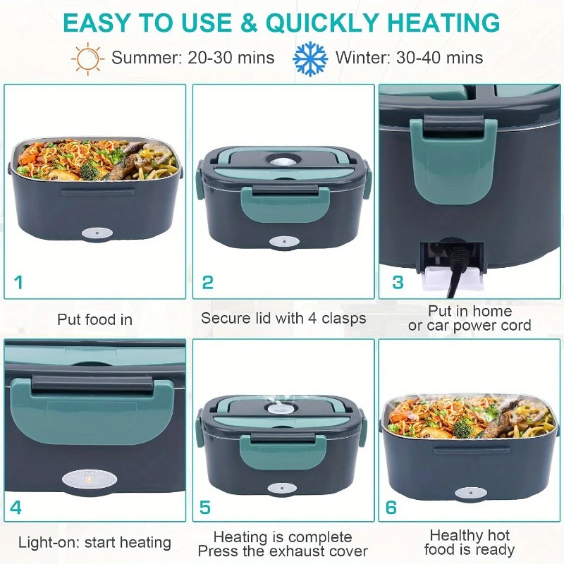 Boîte à déjeuner électrique po - Food Storage Warmer avis et prix