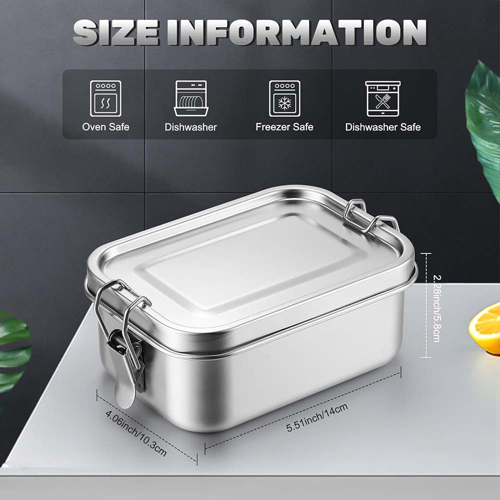 Boîte à Bento en acier inoxyda - Food Storage With Lock avis et prix