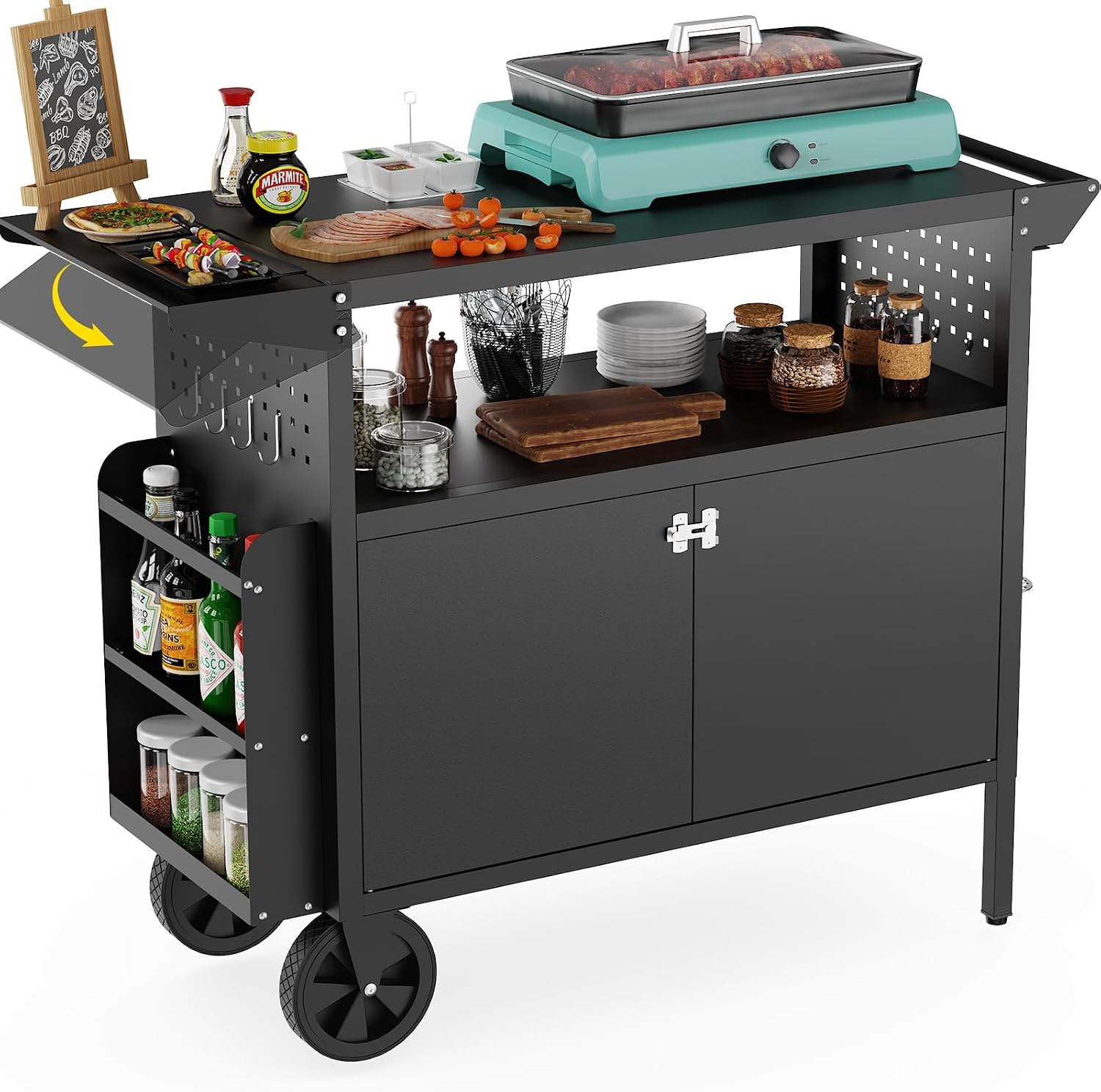 Table de barbecue d'extérieur  - Food Storage Kitchen avis et prix