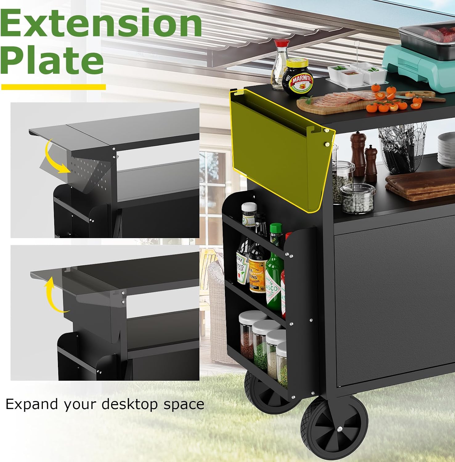 Table de barbecue d'extérieur  - Food Storage Kitchen avis et prix