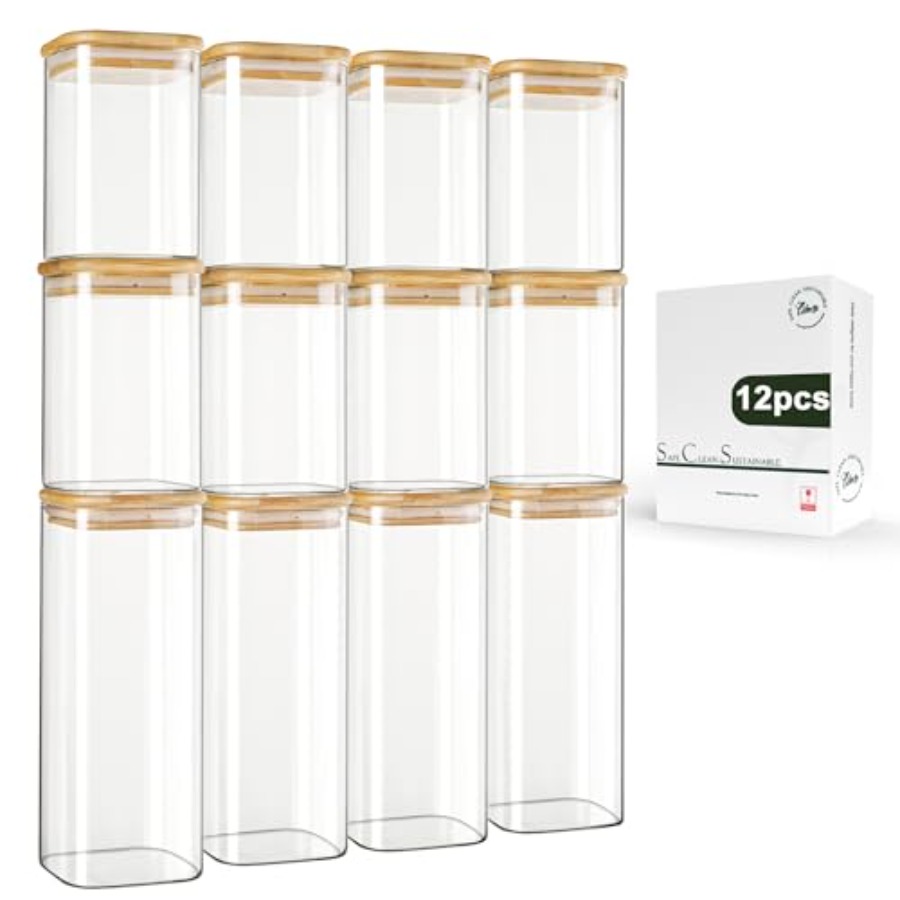 Lot de 12 bocaux de conservati - Food Storage With Lids avis et prix
