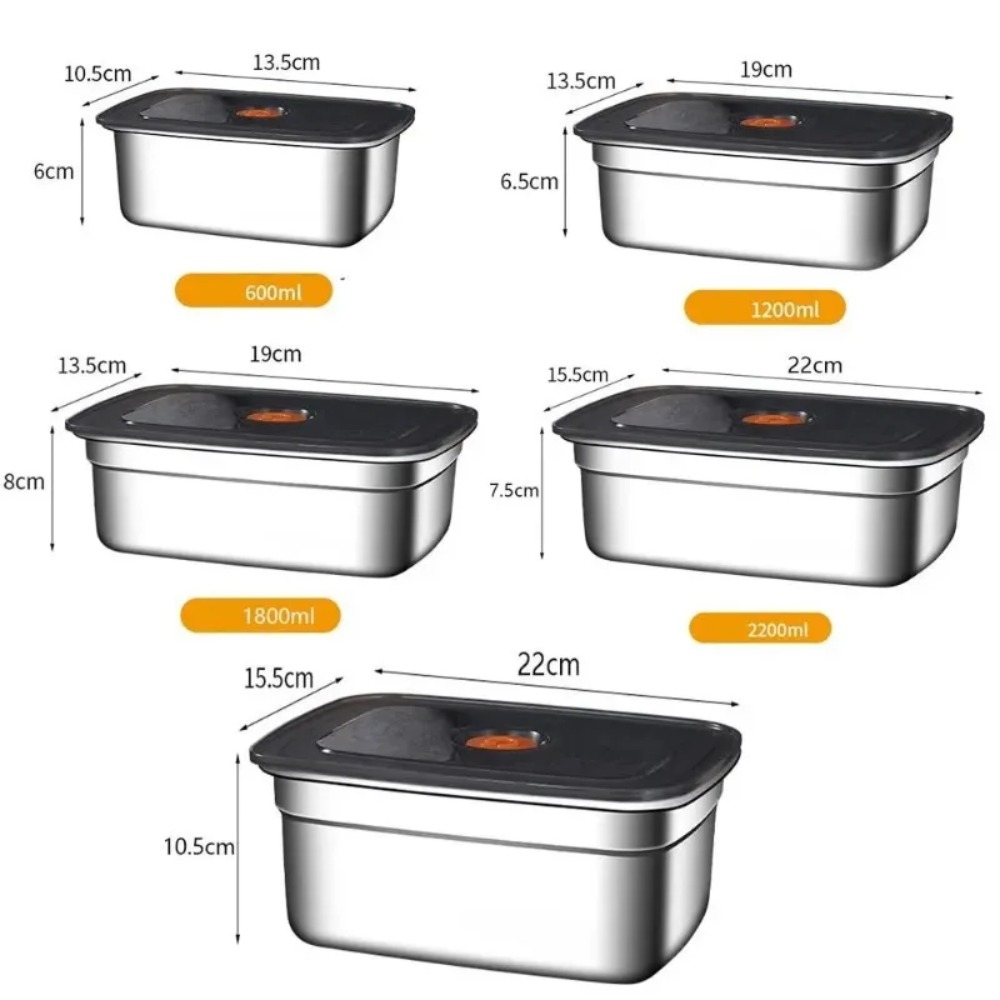 Boîte à lunch en acier inoxyda - Food Storage Containers Xl avis et prix