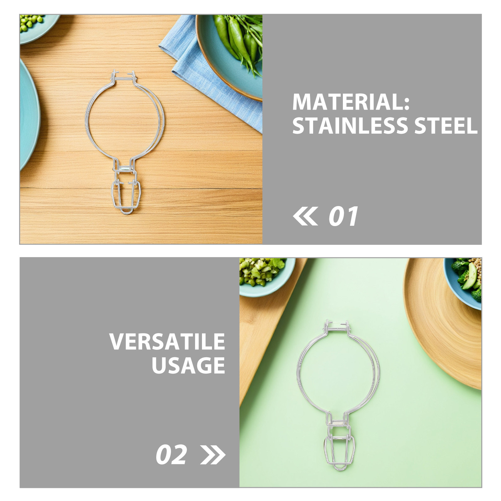 6 pièces de boucles de fermetu - Food Storage With Lock avis et prix