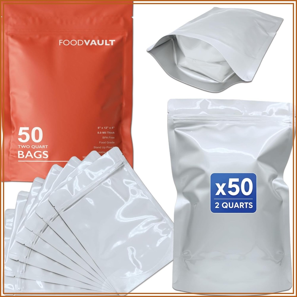 Sacs en Mylar de 2 quarts, épa - Food Storage 4 Quart avis et prix