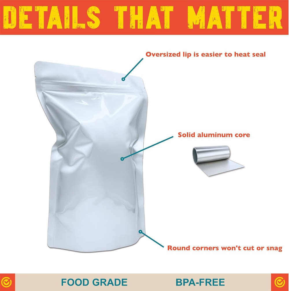 Sacs en Mylar de 2 quarts, épa - Food Storage 4 Quart avis et prix