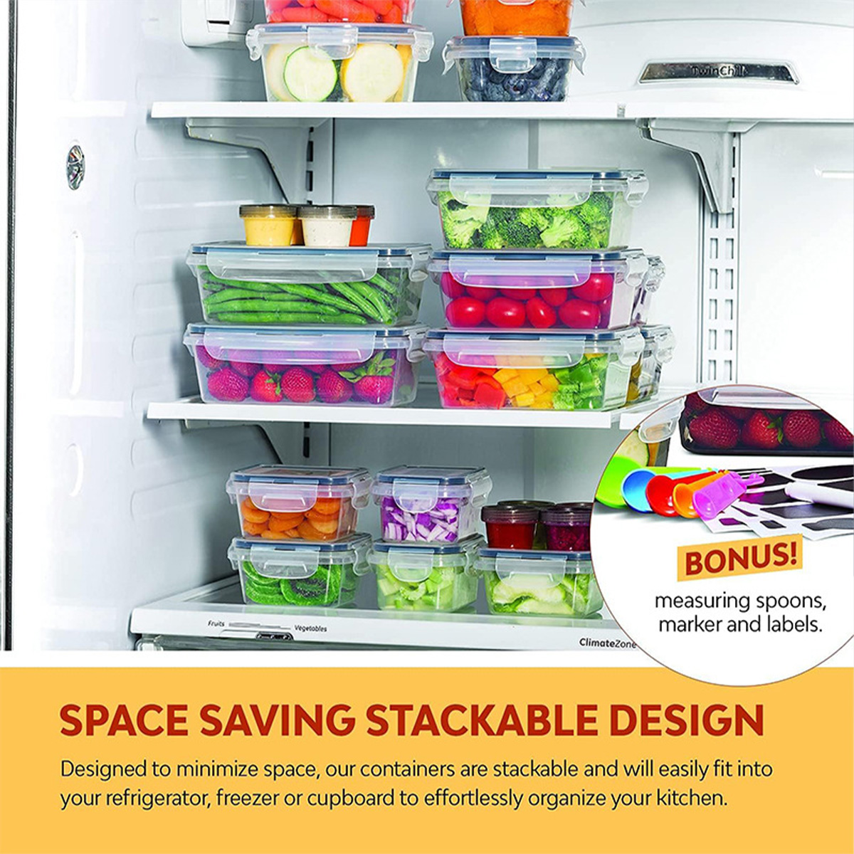 24 pièces/ensemble boîte de st - Food Storage Containers Set avis et prix