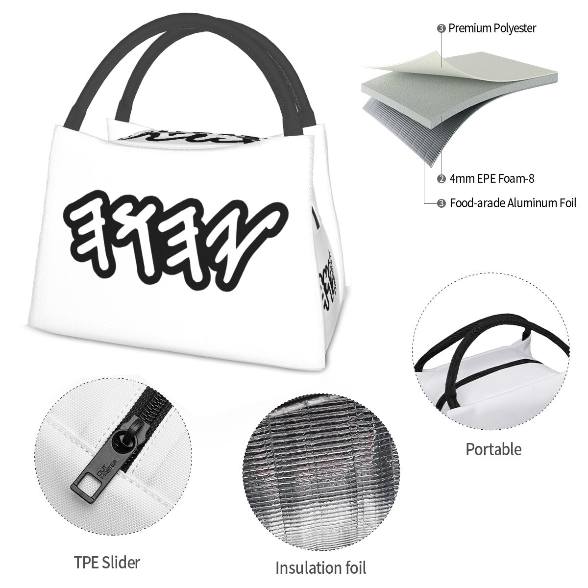 Sac à déjeuner isotherme avec  - Food Storage Name avis et prix
