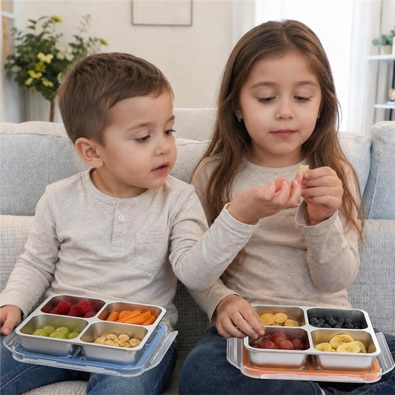 GIGI Lot de 4 contenants à col - Food Storage With Compartments avis et prix