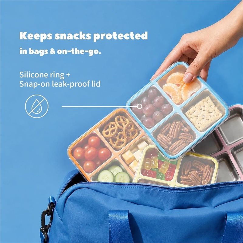 GIGI Lot de 4 contenants à col - Food Storage With Compartments avis et prix
