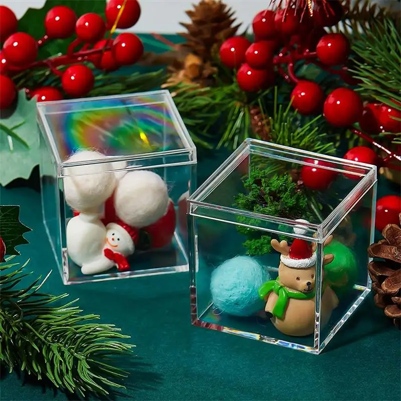 Boîtes acryliques transparente - Xmas Food Storage Containers avis et prix