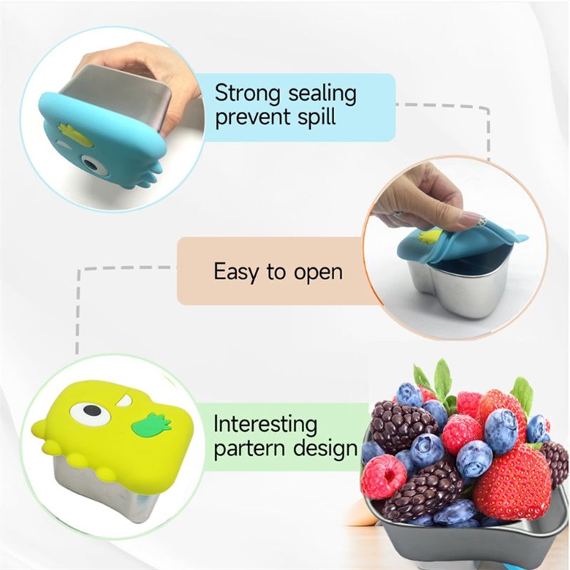 AA94-304 Boîte à goûter dinosa - Food Storage Silicone avis et prix