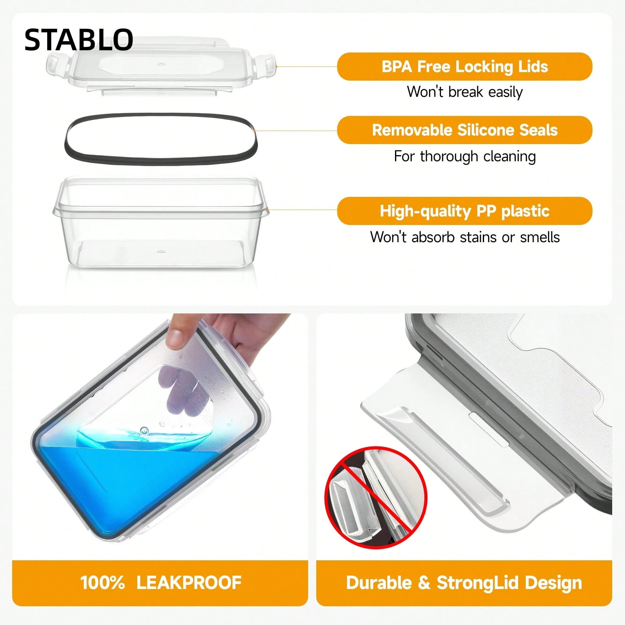12 boîtes de conservation des  - Food Storage Lunch Box avis et prix