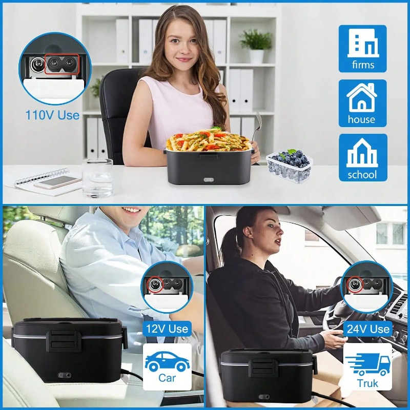 Boîte à lunch chauffante élect - Food Storage Warmer avis et prix