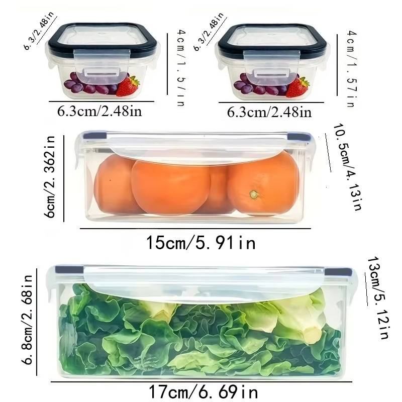 Ensemble de 8 pièces comprenan - Food Storage Boxes With Lids avis et prix