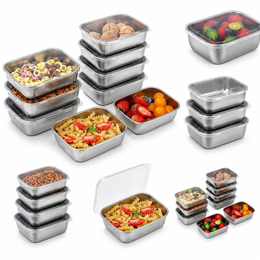 Lot de 6 boîtes de conservatio - Food Storage Lunch Box avis et prix