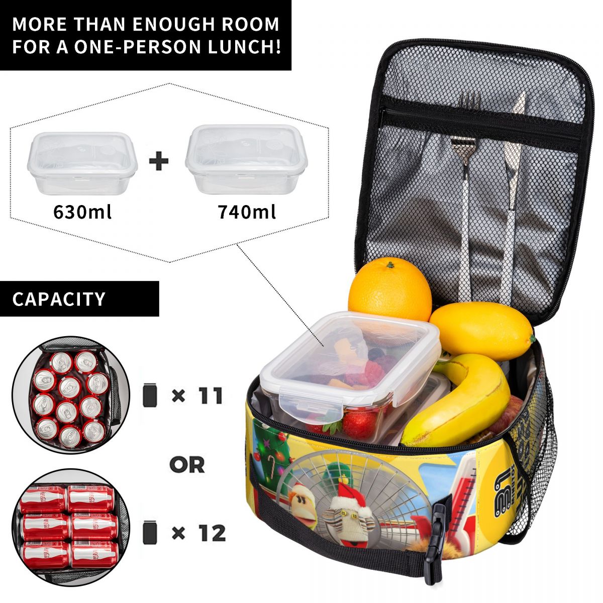 Sac à déjeuner isotherme chili - Xmas Food Storage Containers avis et prix
