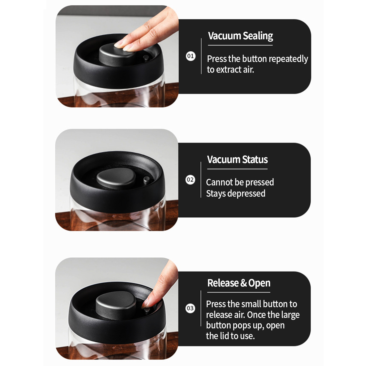 OANKR – récipient à café sous  - Food Storage Order avis et prix