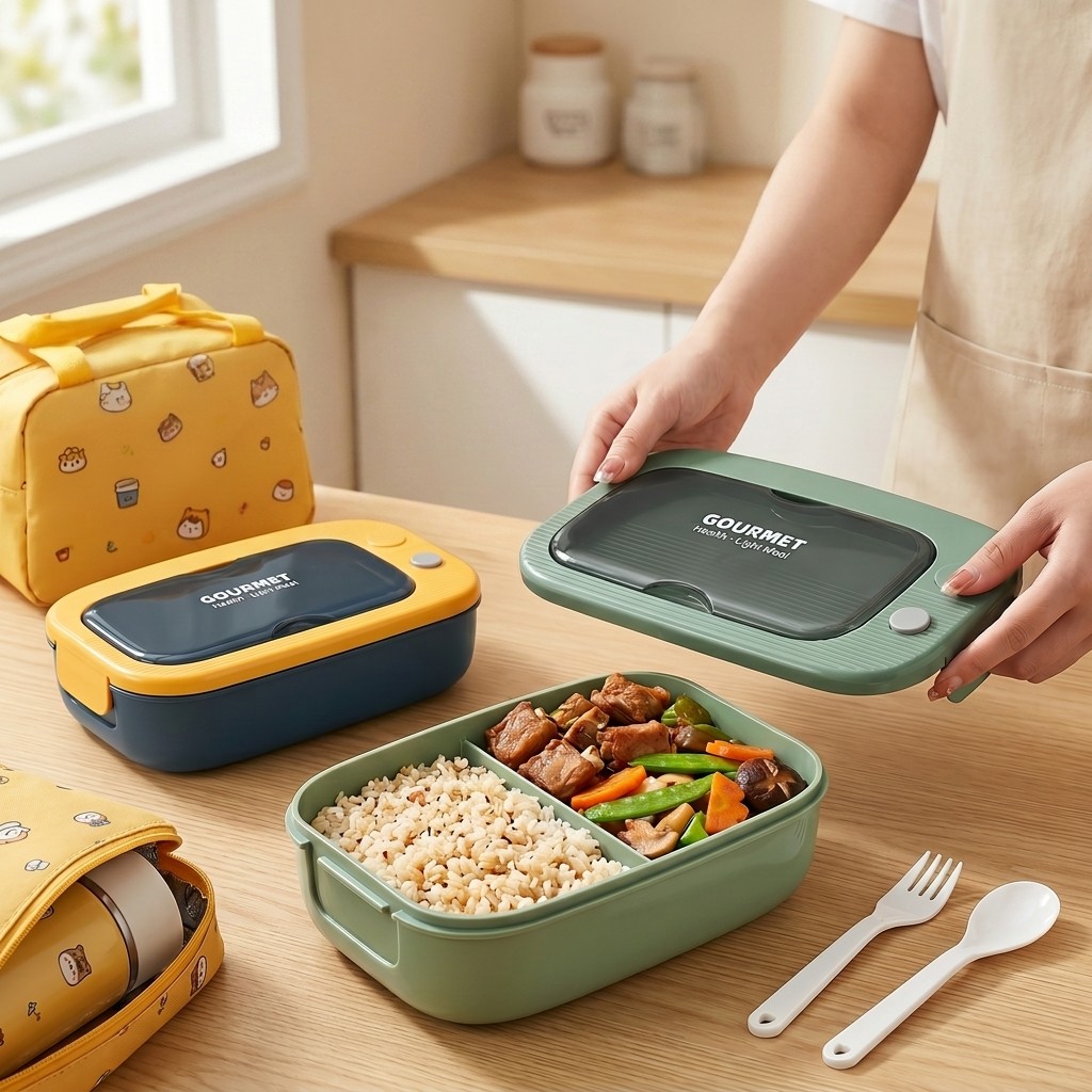 Boîte à bento en plastique mic - Food Storage Prep Containers avis et prix