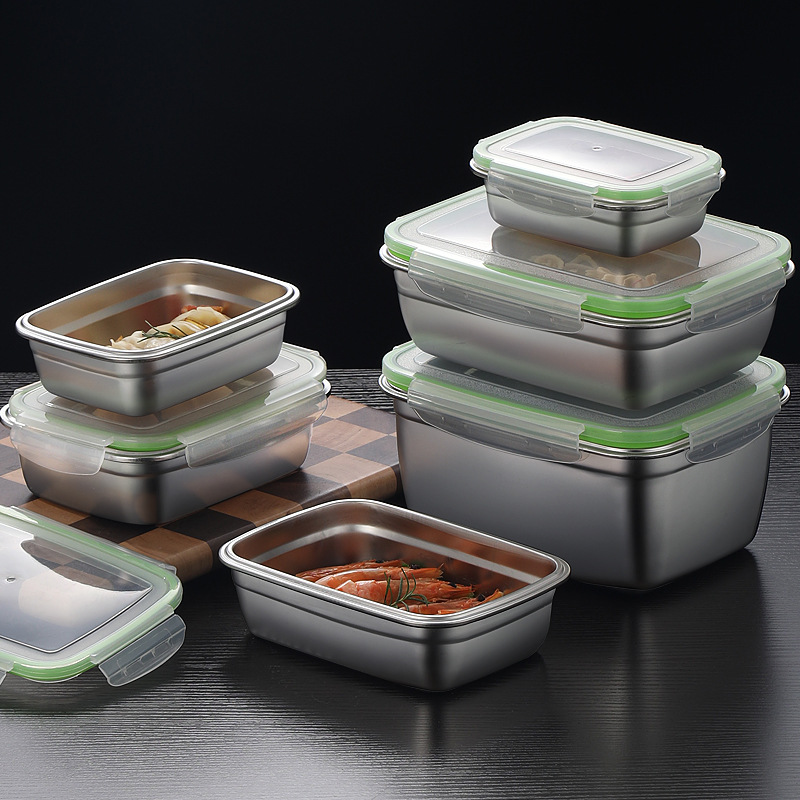 Boîte à déjeuner en acier inox - Food Storage Silicone avis et prix