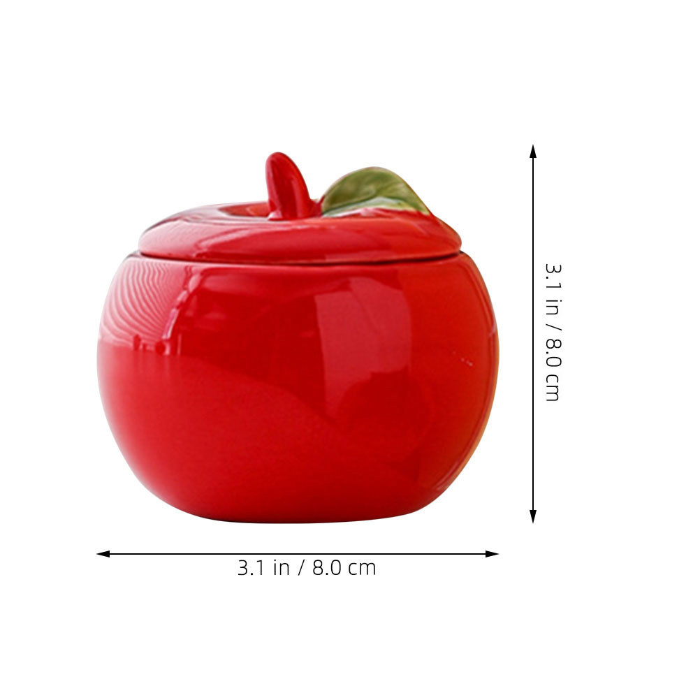 2 pots en céramique rouges pou - Xmas Food Storage Containers avis et prix