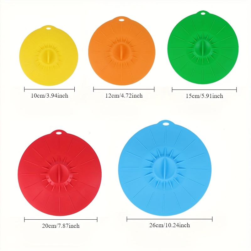Lot de 5 couvercles en silicon - Food Storage Silicone avis et prix