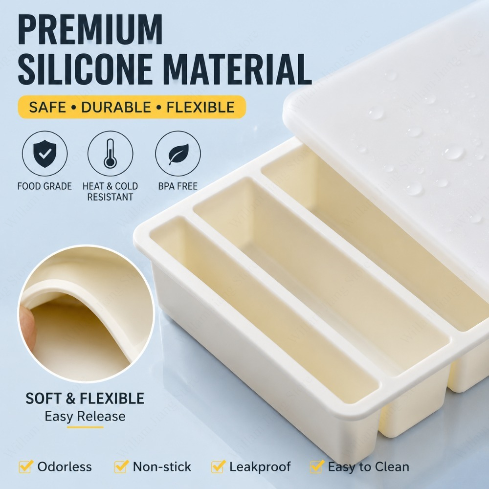 Bac de congélation en silicone - Food Storage Silicone avis et prix